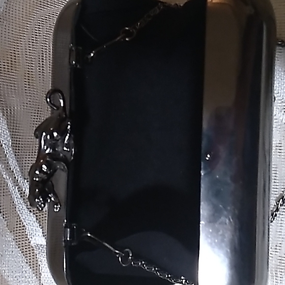 RARE***Metal Purse with Jaguar clasp - Picture 4 of 9